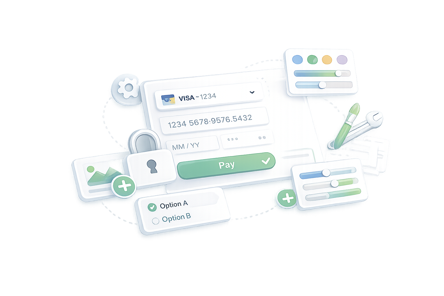 Customizable checkout experiences